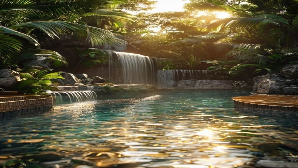 Offrez-vous une piscine cascade avec jacuzzi intégré à Assinie, alliant design premium, standards européens et suivi rigoureux. Contactez-nous dès maintenant.