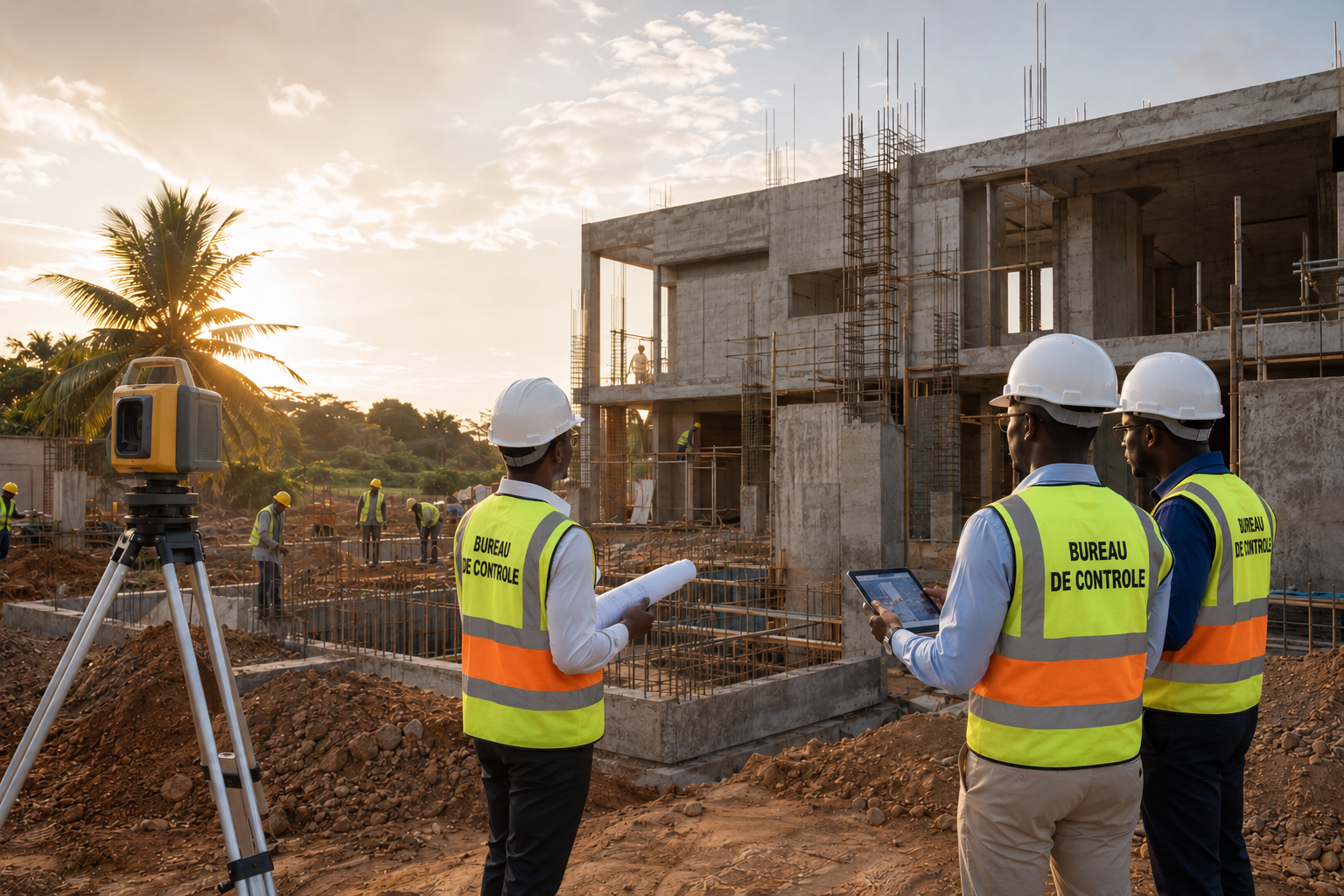 Bureau de contrôle indépendant sur chantier